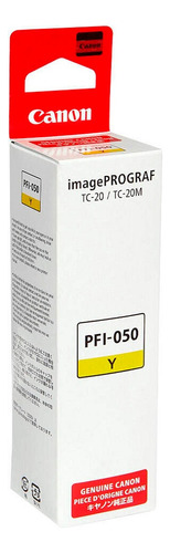 Tinta Pigmentada Canon Pfi-050 Yellow Para Tc-20/tc-20m 70ml