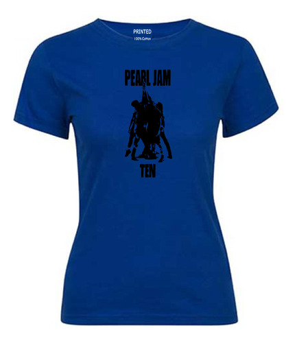 Polera Mujer Estampado Pearl Jam - Ten