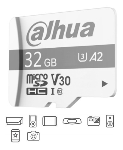 Dahua Tf-p100/32 Gb Memoria Microsd 32gb Uhs-i/ C10/u3 Cctv