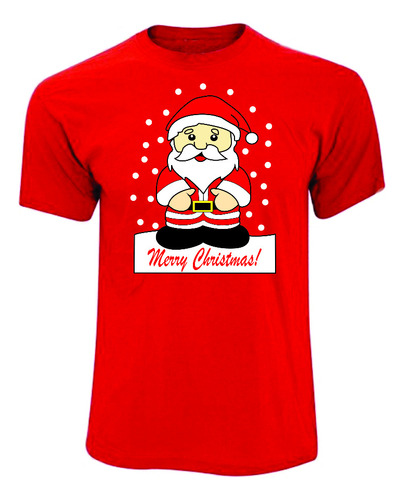 Camisetas Navideñas Santa Pinguino Muñeco Nieve Reno 1 Und