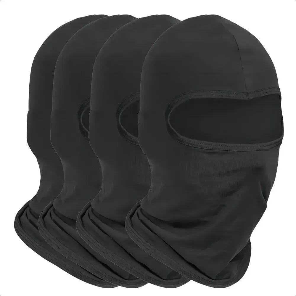 Kit 4 Balaclava Ninja Uv50+ Térmica Moto Frio Calor