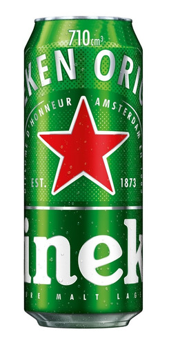 Imagen 1 de 6 de Heineken Lata 710cc. X 12u