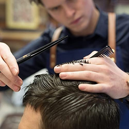 Kit Tijeras De Peluquería Multifuncionales -negro Y Marron