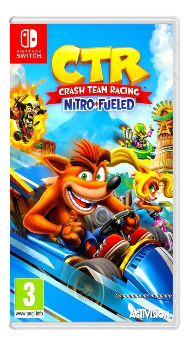Juego de nintendo switch Activision Crash Nitro Fueled físico