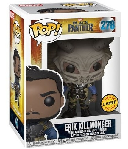 Chase Erik Killmonger 278 Funko Pop Black Panther Marvel
