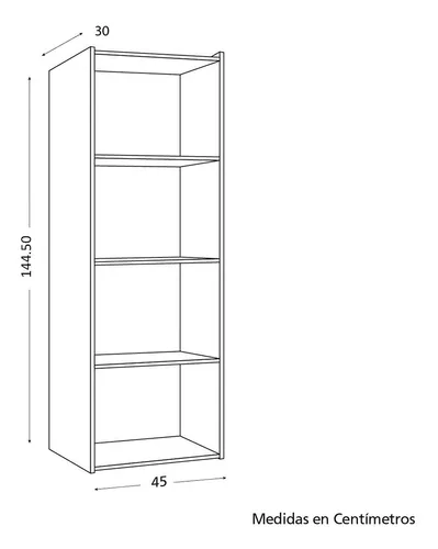 Comprar Estante para libros 45 x 15 cm