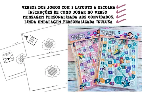 50 Jogos De Tabuleiro Personalizado Lembrancinha De Festa