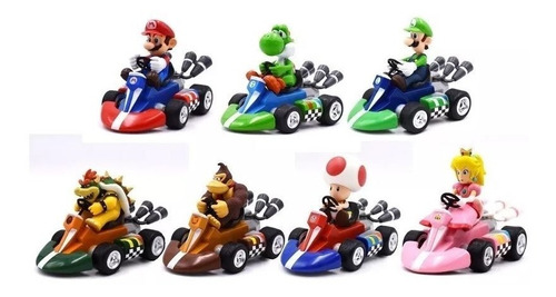 Carros Mario Kart Super Mario Bros Colección Completa