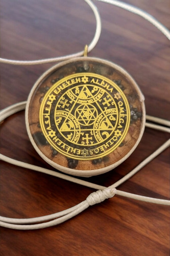 Colar De Geometria Sagrada - Amuleto Selo Da Criação