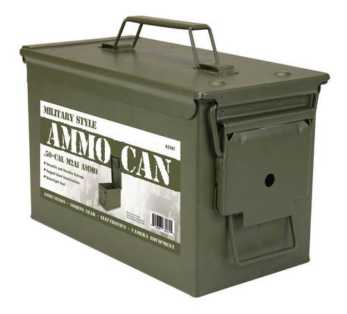 Caja Metálica Tipo Militar Multiusos 28x14x17 Centimetros