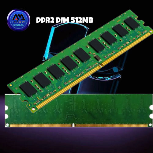 Memória Ram Ddr2, Iem Dimm Ddr2 512mb Pc4 (Usado)