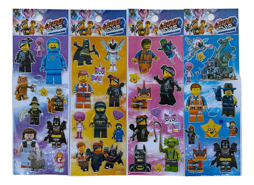 Stickers De Lego La Película X 20 Planchas / M11