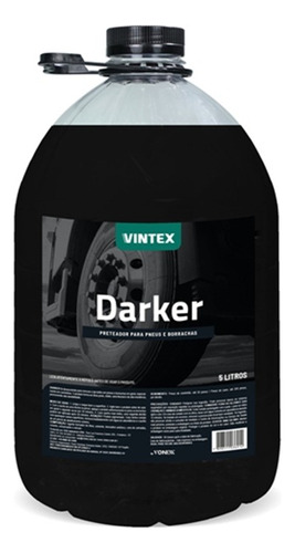 Darker 5l Vintex Pneu Pretinho Revitalizador De Borracha