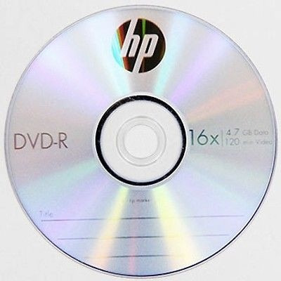 Imagen 1 de 1 de Dvd-r Marca Hewlett Packard 4.7 Gb 16x Sobre Incluido 4 Pack