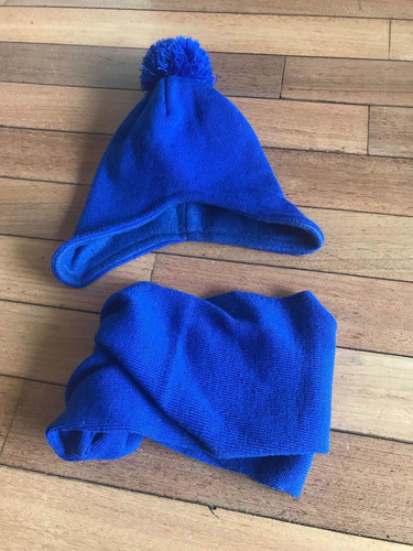 Gorro Y Cuello Sin Fin Para Niños 4/6 Años.