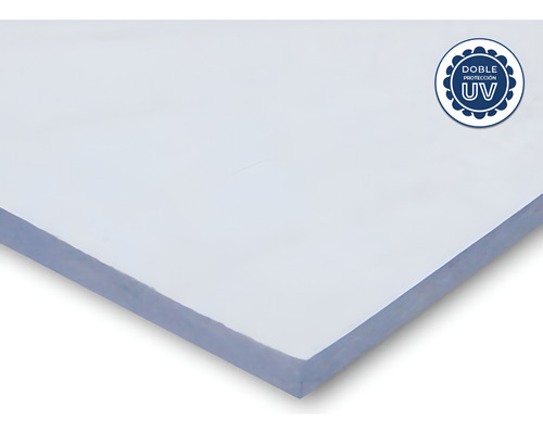Policarbonato Compacto Transparente 3050x2050x10mm Dvp