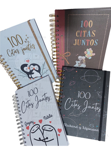 Libro 100 Citas Juntos Personalizado (regalo San Valentín)