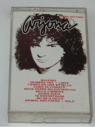Ricardo Arjona Animal Nocturno Cassette Original Colombia 