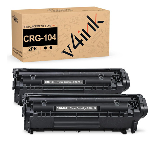 2 Cartuchos De Toner Fx-10 Fx-9 104 Para Impresora Canon 104