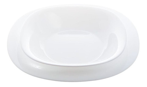Plato Luminarc Hondo 21 Cm Carine Blanco