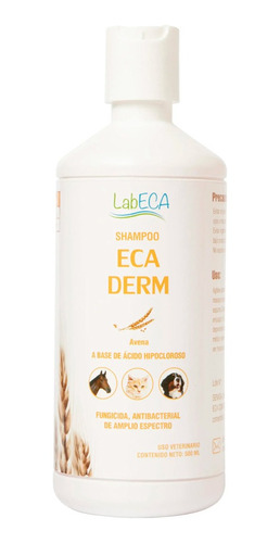 Shampoo Antiséptico De Avena Ecaderm Para Mascotas 500ml
