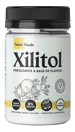 Endulzante Natural Vegano 0 Calorias Xilitol