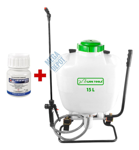 Kit Fumigador 15 Lt + Cirano Plagas Chinches Bomba Insectici