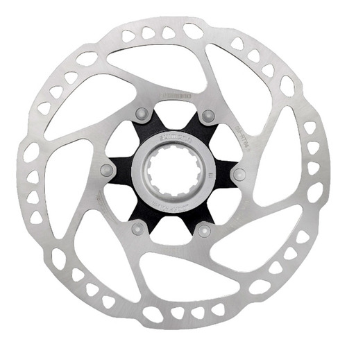 Disco de freno Shimano SM-RT-64-S con rotor de bloqueo central de 160 mm, color gris