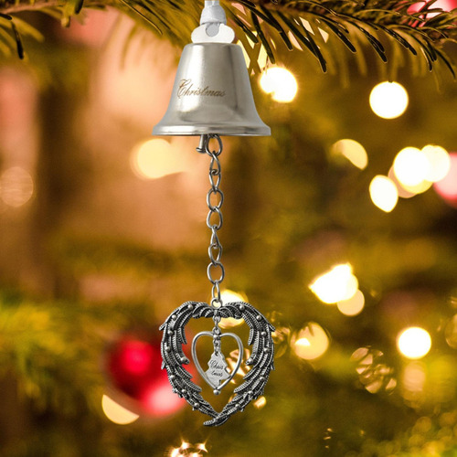 Adorno De Campana De Navidad Para Campana De Corazón