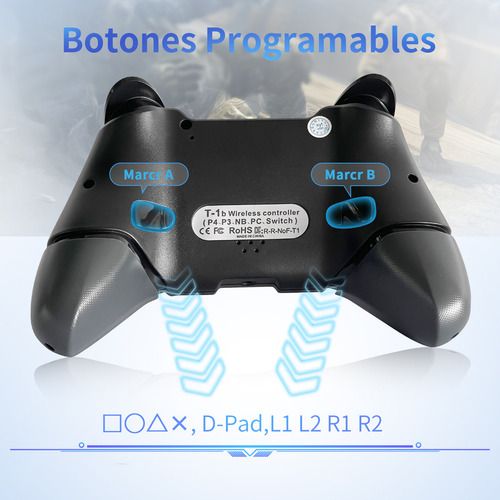 Js Control Inalámbricos Mando Gamepad Joystick Para