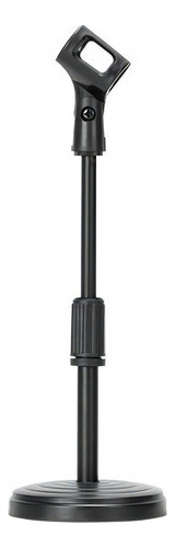 Soporte Gochanmi Mesa Microfono Ajustable Flexible Color Negro