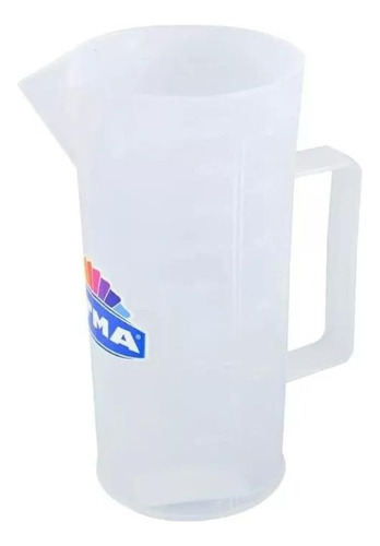 Jarra Vaso Medidora Atma Plastico 1 Litro Con Pico 