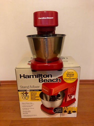 Batidora De Pedestal Hamilton Beach 6332 Roja 127 V Rojo 50hz/60hz (Usado)