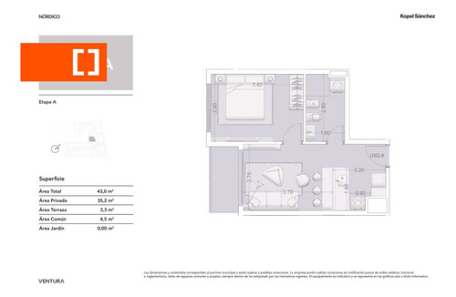 Venta De Apartamento Obra Construcción 1 Dormitorio En La Blanqueada, Ventura Nórdico Torre A Unidad 102