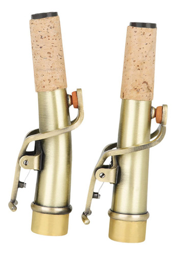 2 Piezas De Boquilla Y Cuello De Saxofón Soprano,