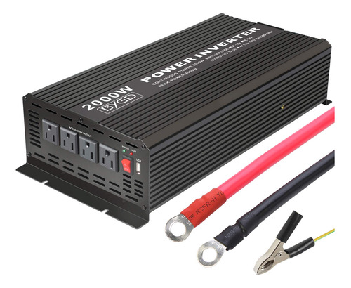 Bygd Inversor De Corriente De 2000 W/4000 W (pico) De 12 V C