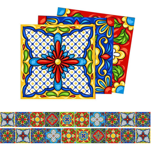 Pegatinas Adhesivas 3d Para Azulejos De Cocina, Mosaico De B