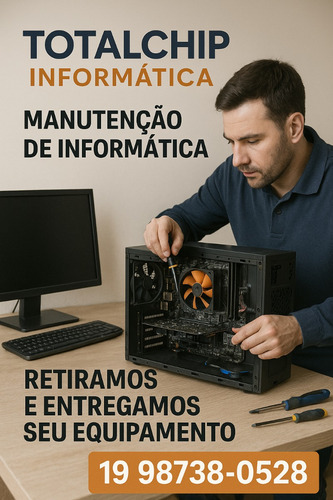 Manutenção Em Computadores, Notebooks E Redes