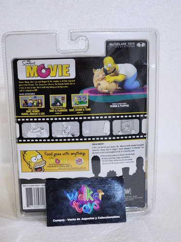 Figura Homero Y Plopper Mcfarlane (Usado)