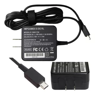 Cargador Asus 19v 1.75a Micro Usb X205t X205ta T100ha Tp200s