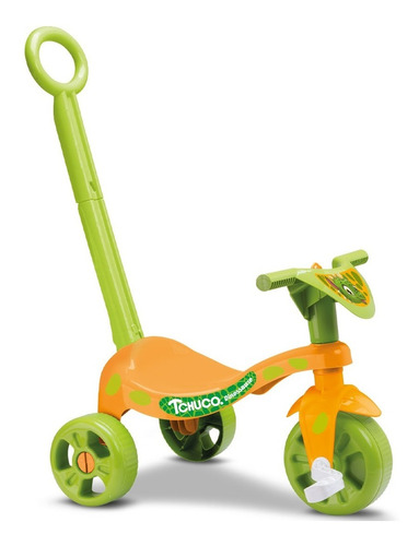 Velotrol Triciclo Tchuco Dinossauro C/ Haste - Samba Toys 