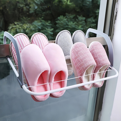 X2 Colgador Plegable De Ropa Tendedero De Zapatos De Balcon