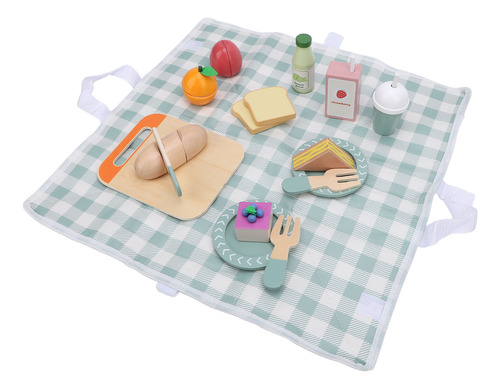 Juego De Juguetes De Pícnic Para Niños De Alta Simulación, E