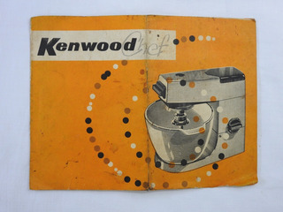 Kenwood manual de instrucción de la batidora