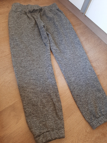 Calça Moletom Tam. L/g Teen 14 Anos Cinza Com Bolsos (Usado)