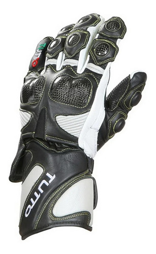 Luva Tutto Moto Racing - Preta/carb - Esportiva @#