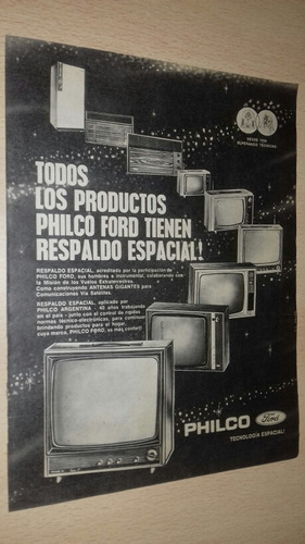 P575 Clipping Publicidad Productos Philco Televisor Año 1974