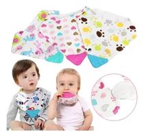 Comprar Baberos Bandana Impermeables Con Mordillo Para Bebé 