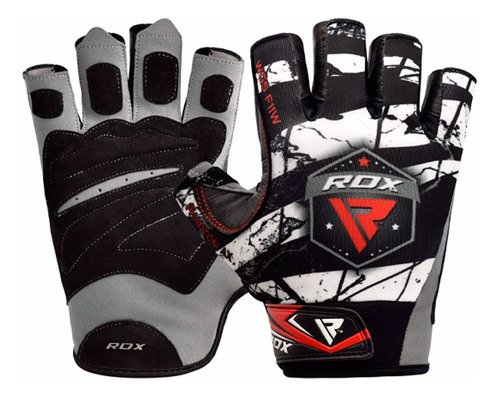 Guantes Rdx De Pesas Subli White F11 Wgs-f11w
