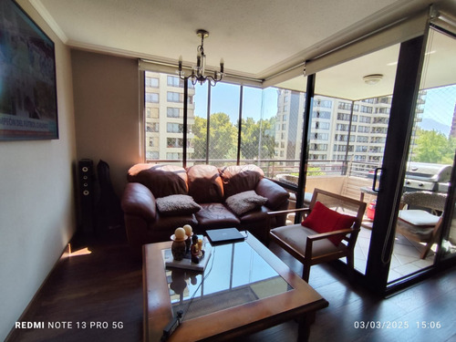 Venta Dpto Las Condes 3 Dorm+2 Baños+ 2estac+1 Bodega